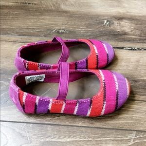 Colorful infant girl shoes